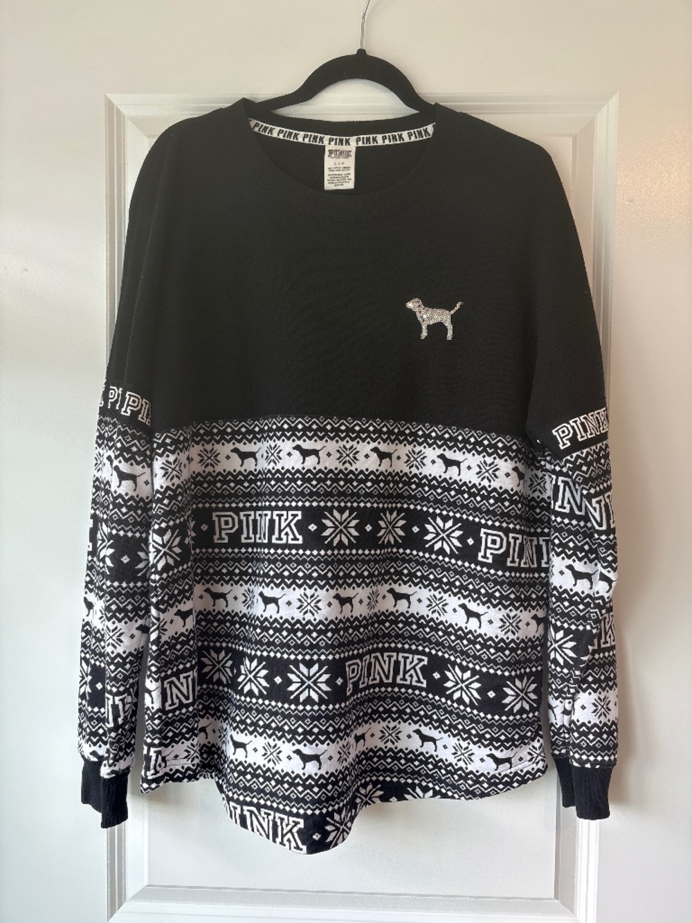 Victoria Secret Pink Christmas Sweatshirt